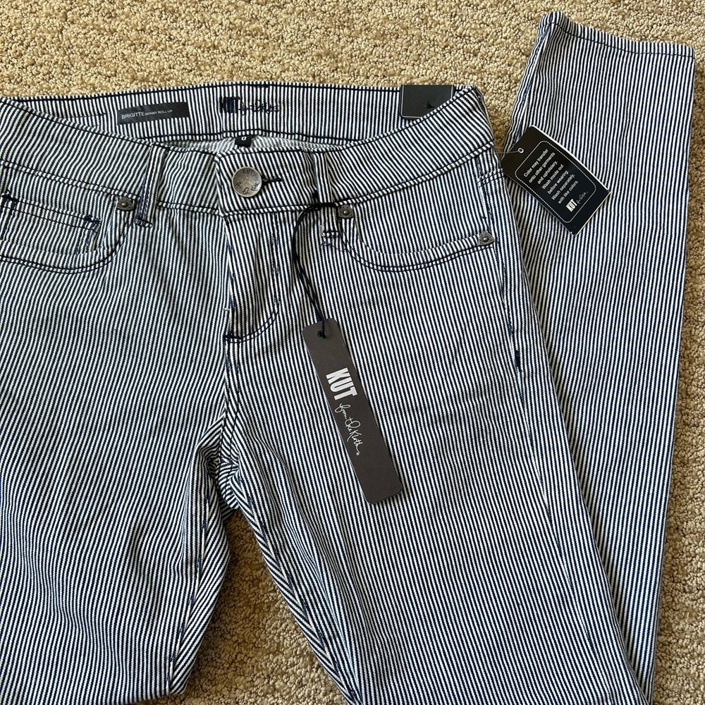 KUT from the Kloth Women's Striped Jeans